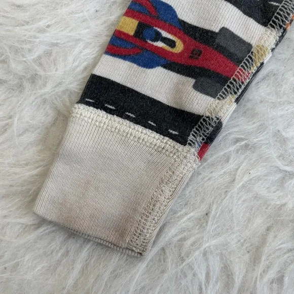 Hanna Andersson Baby One-Piece Pajamas- Colorful Cool Race Car Design - Picture 4 of 4